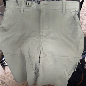 Gerry Weber Men's Light Sage Green Hybrid Shorts